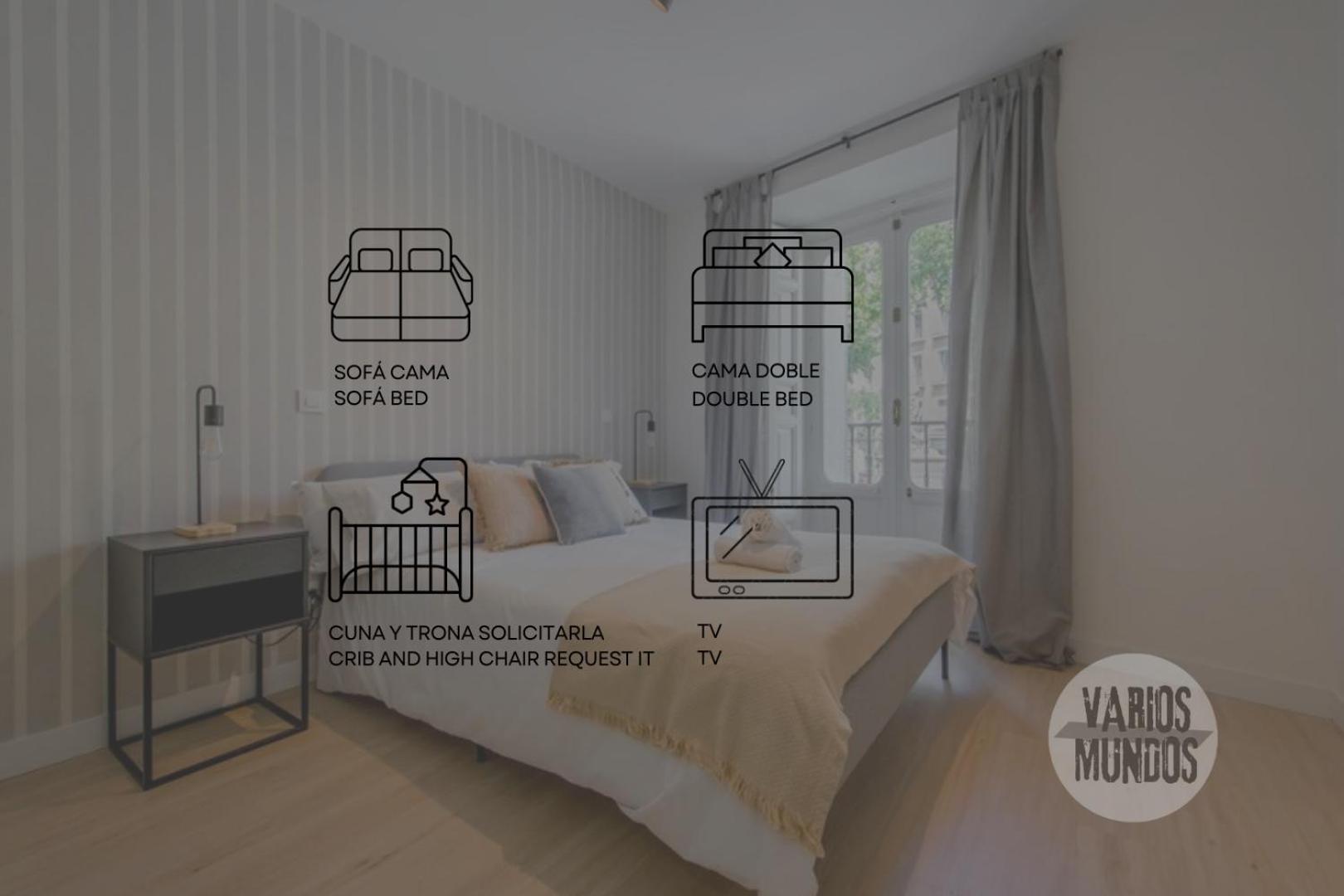 Spacious New Aparment Para 8Pax En La Plaza De Tirso E1 มาดริด ภายนอก รูปภาพ